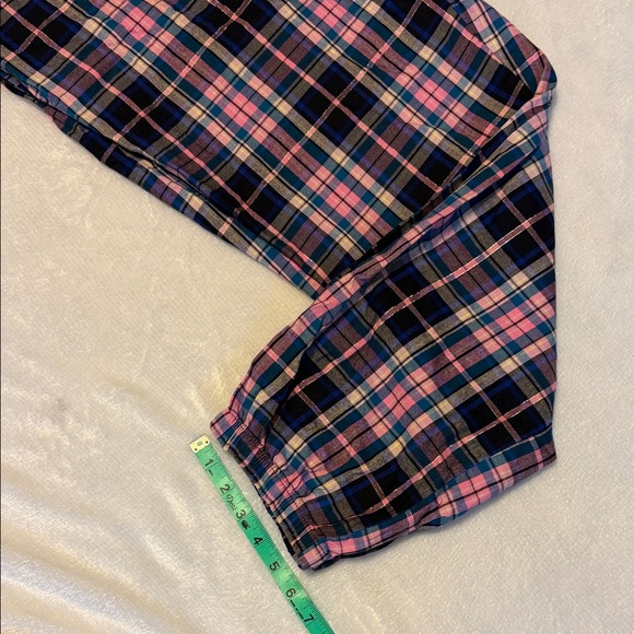 Victoria’s Secret Woman’s Plaid Pajama Lounge Pants w/pockets - Pink and Blue - Picture 5 of 6